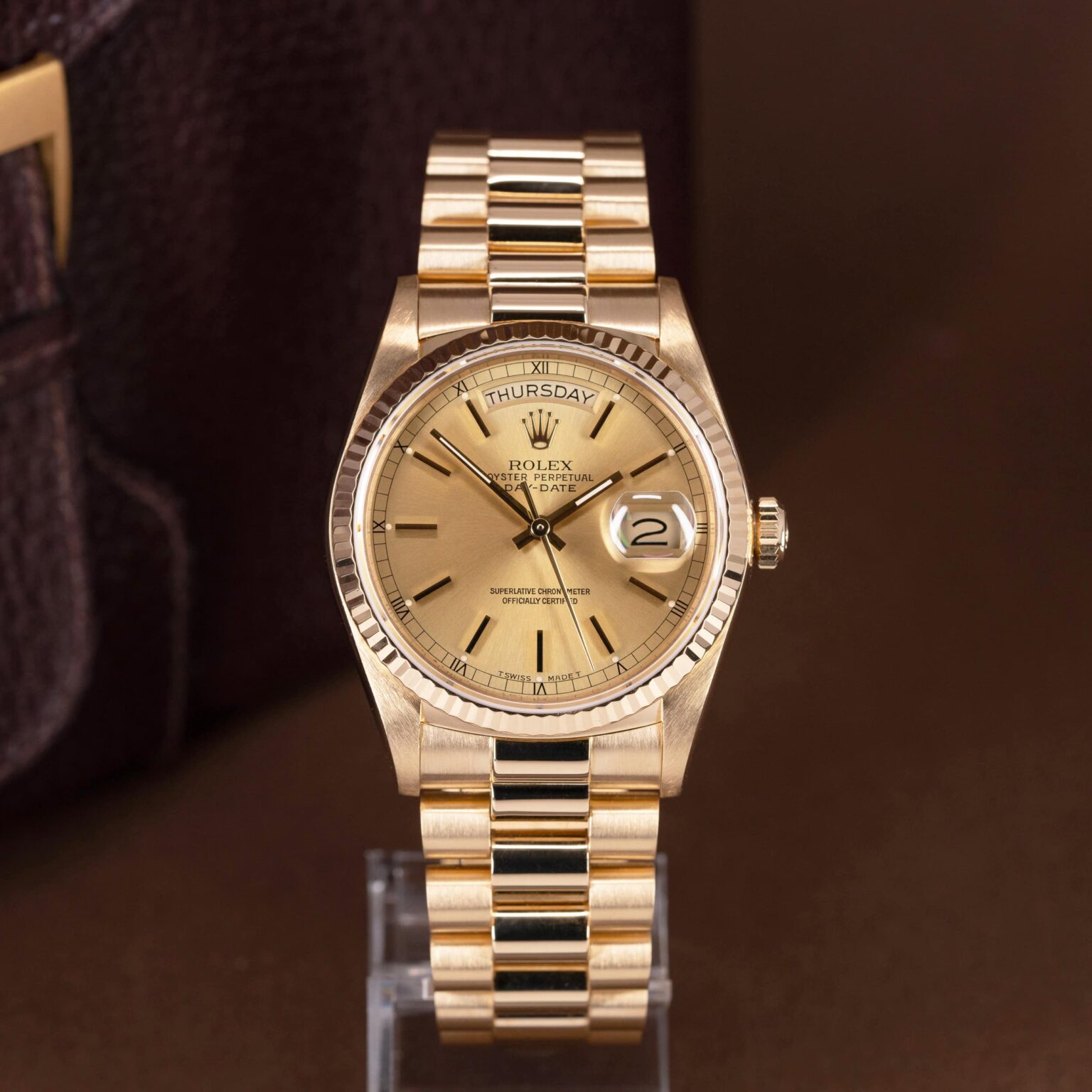 18k-Rolex-Day-Date-18038-1986-17