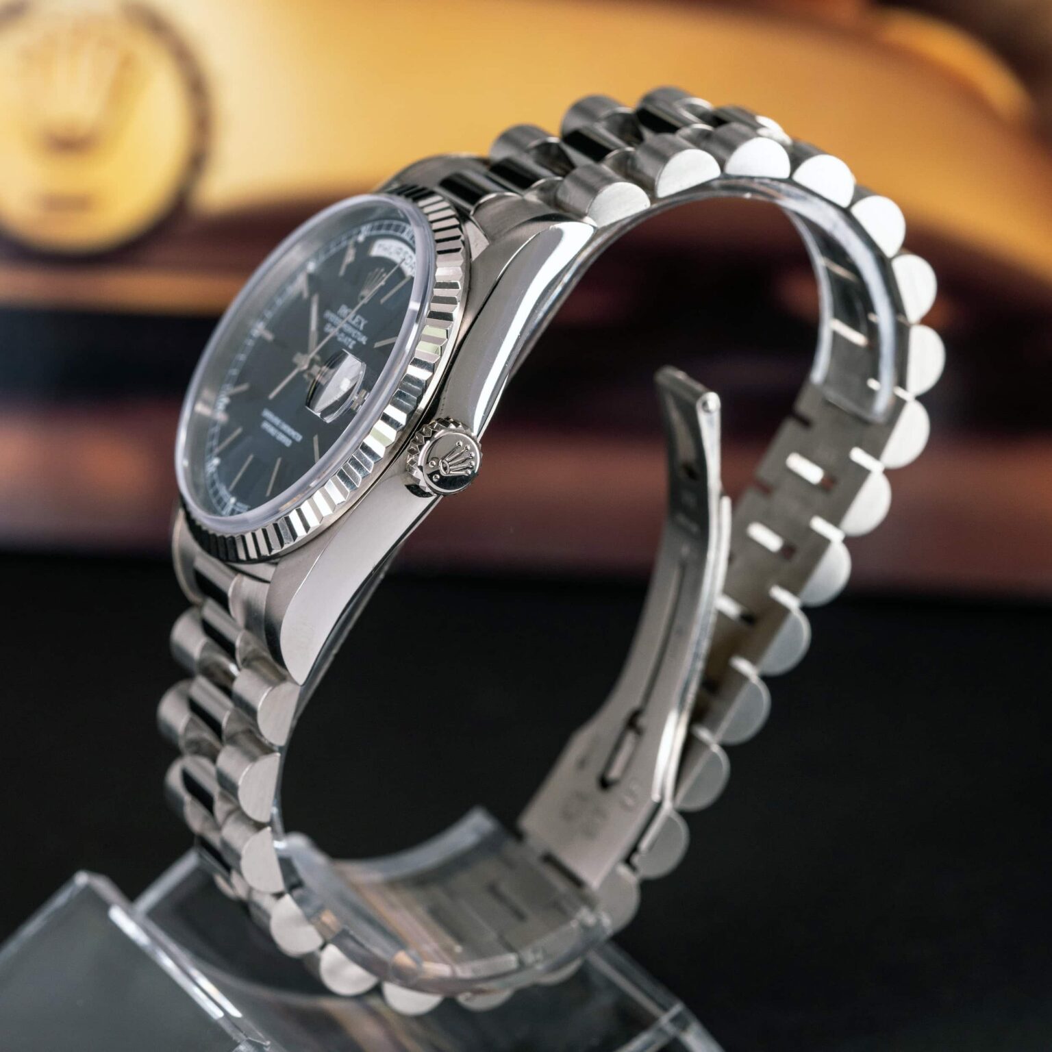18k-Rolex-Day-Date-18239-1991-Sin-7