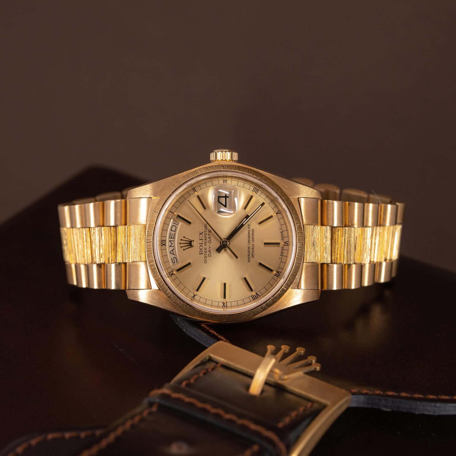 18k-Rolex-Day-Date-Bark-18038-1978