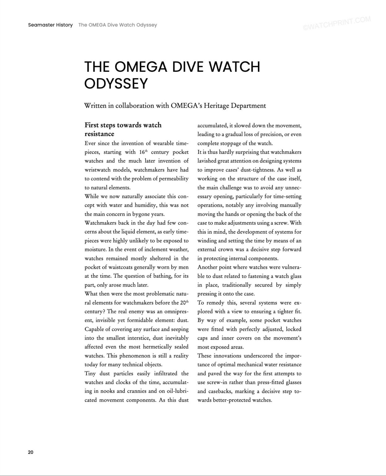 Seamaster-Only-history