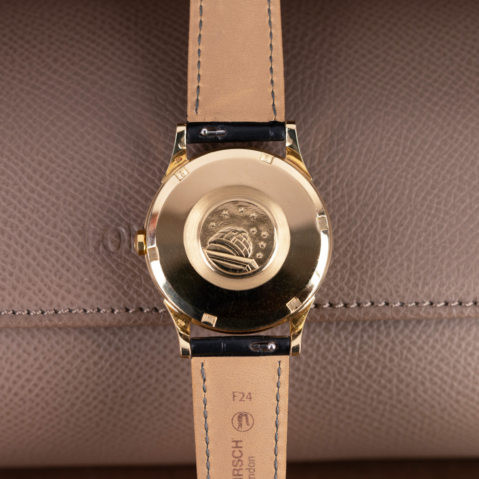 A Rare 18k Omega Constellation "Pie-Pan" Türler wristwatch from 1961.