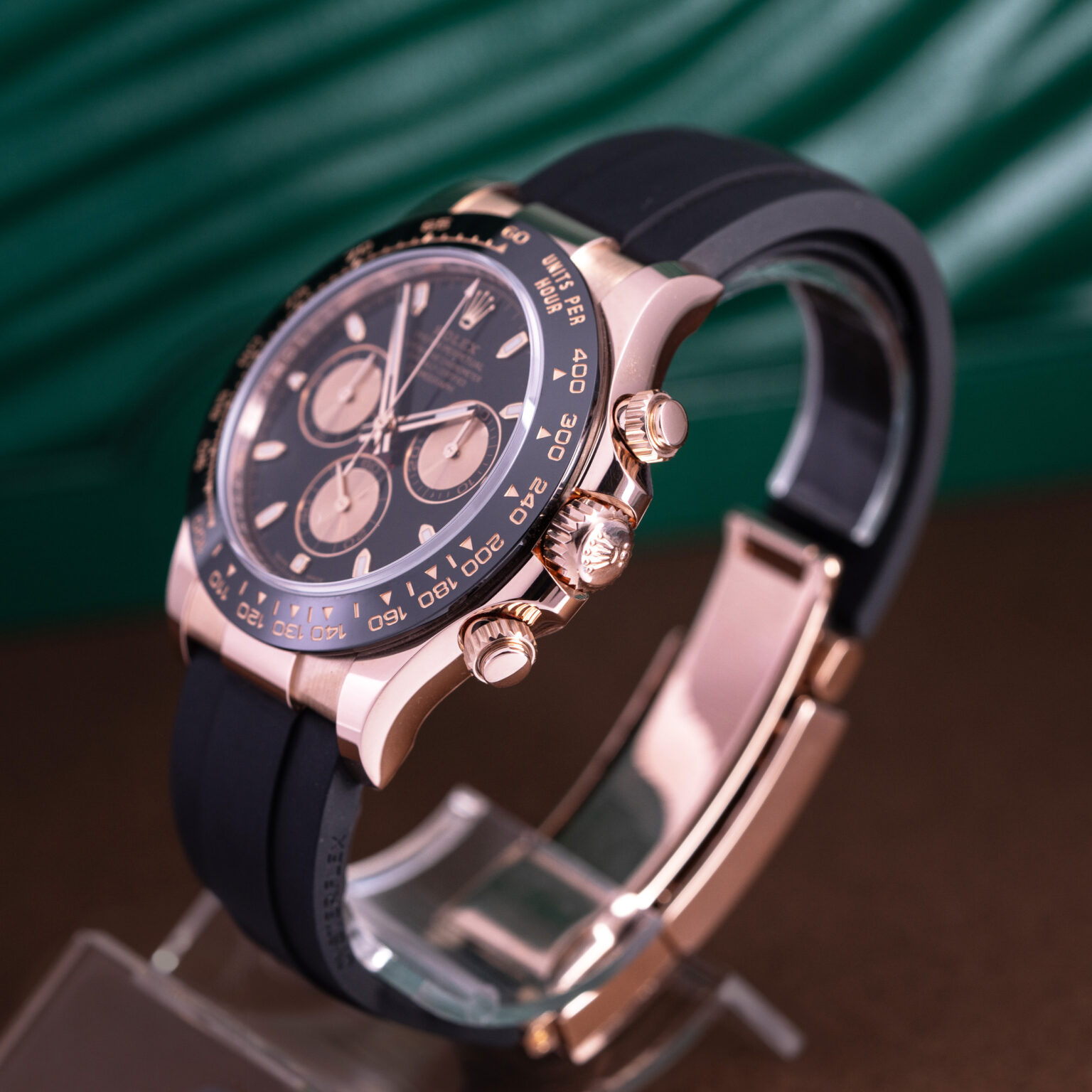 18k Rolex Daytona Everose 116515LN from 2023.