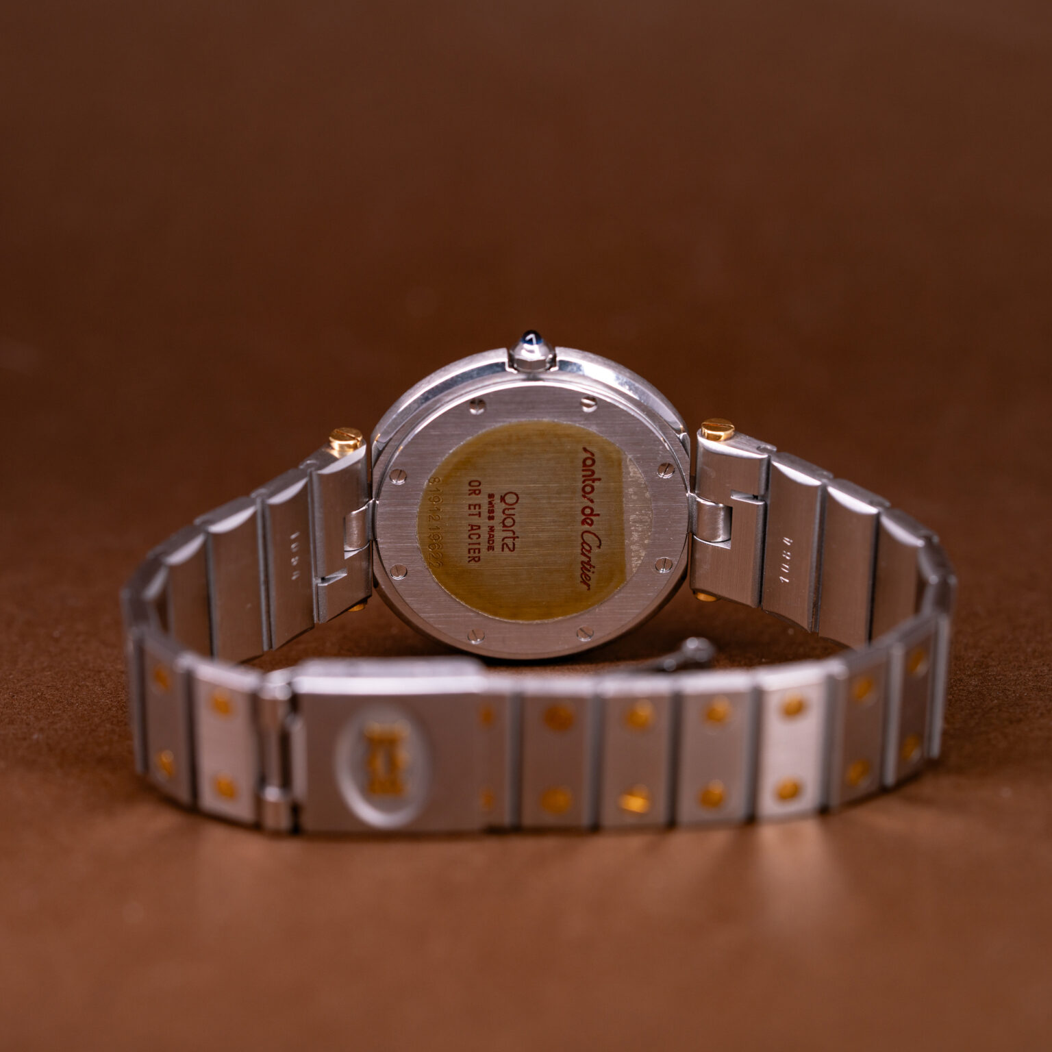 Cartier Santos Vendôme Ronde 8191 from 1990's.