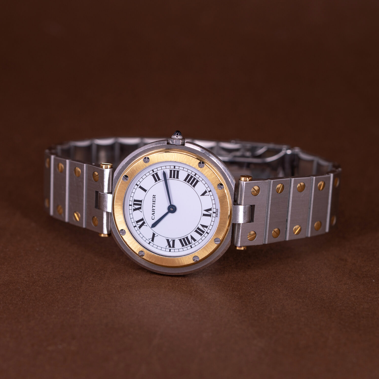 Cartier Santos Vendôme Ronde 8191 from 1990's.