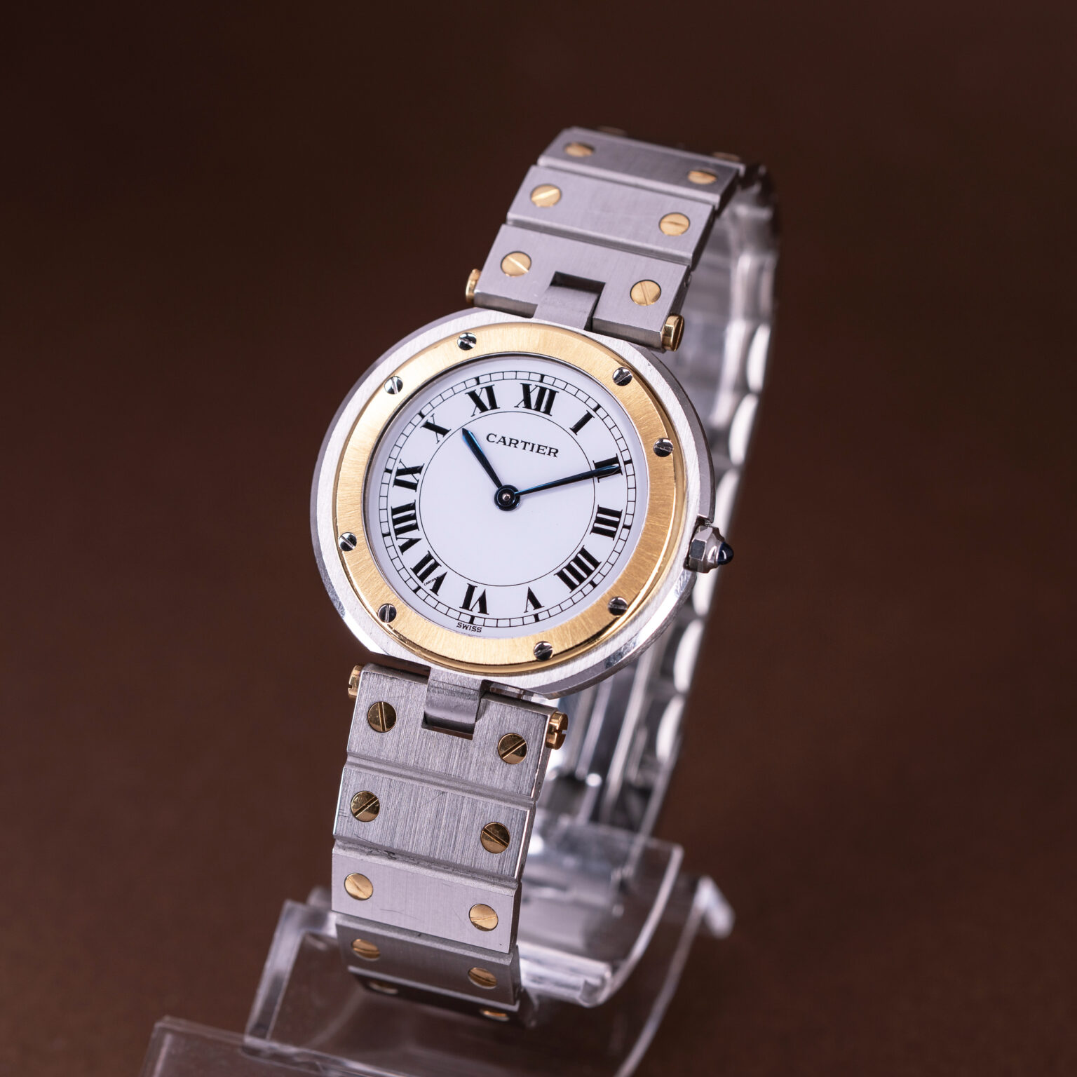 Cartier Santos Vendôme Ronde 8191 from 1990's.