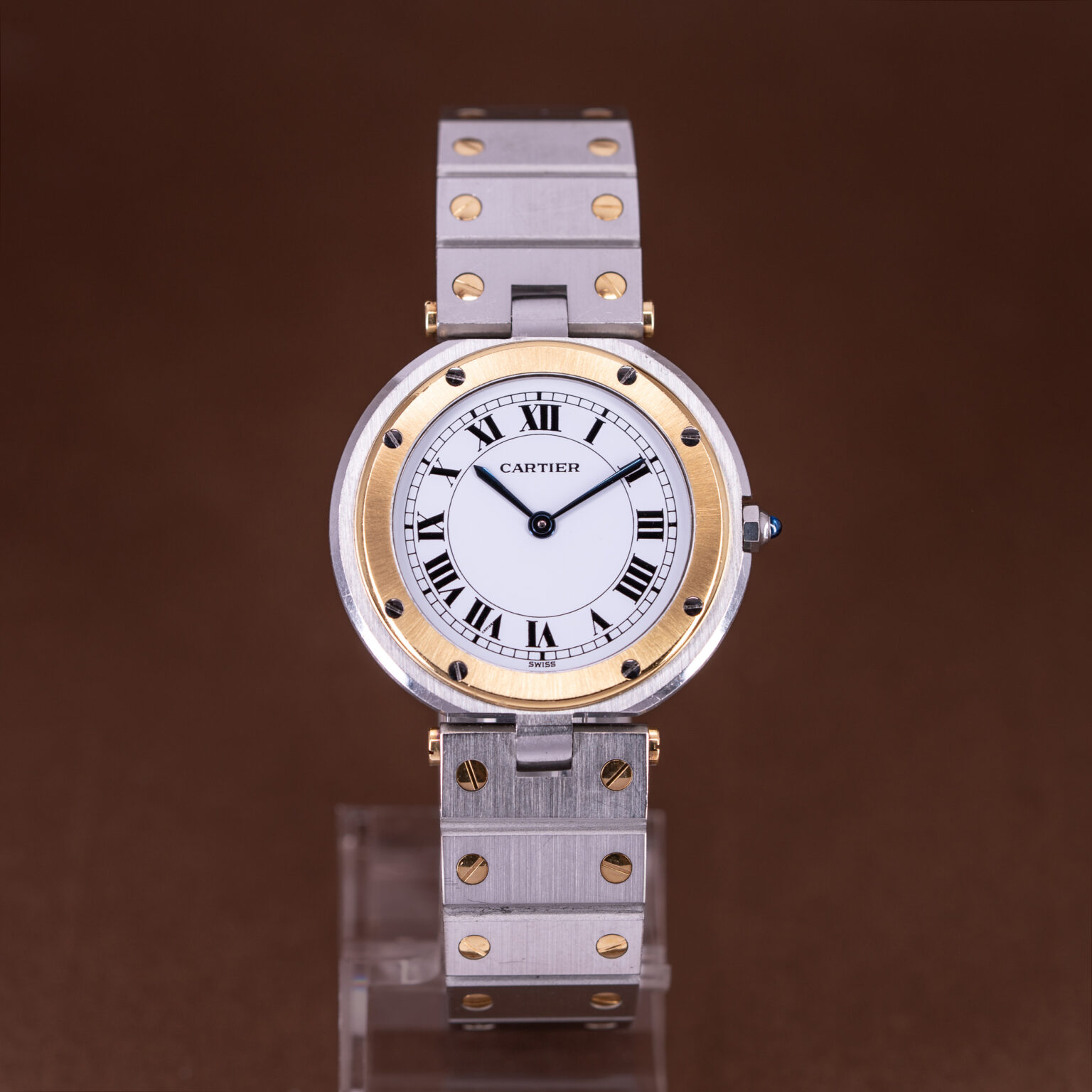 Cartier Santos Vendôme Ronde 8191 from 1990's.