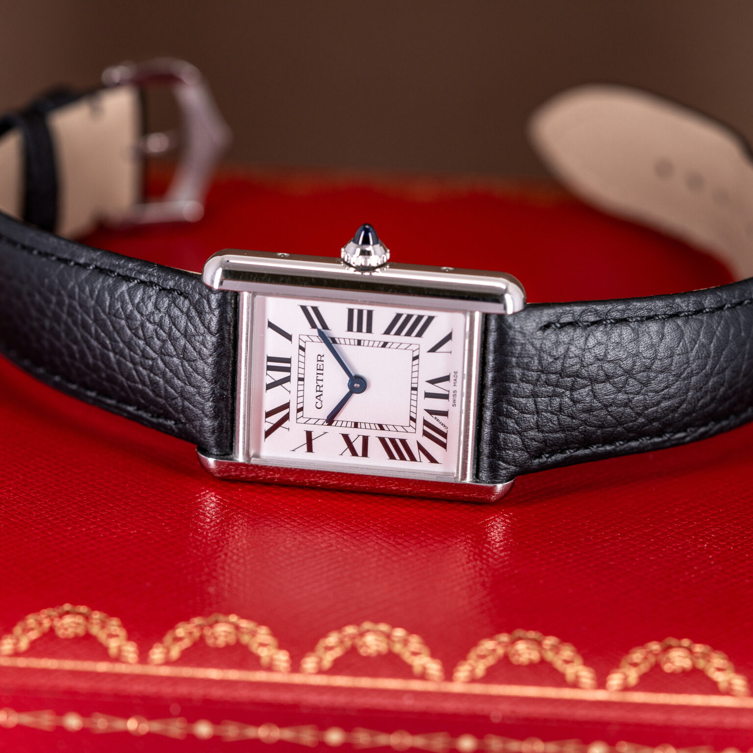 Cartier Must De Tank ref. WSTA0106 from 2026. 