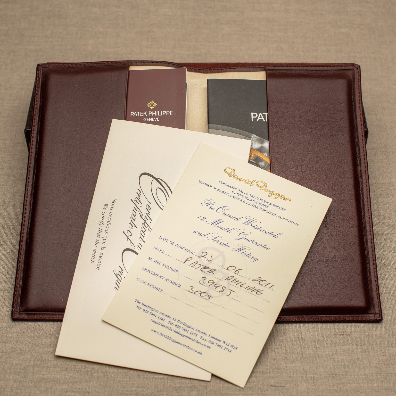 18k Patek Philippe Calatrava ref. 3998J from 1997.