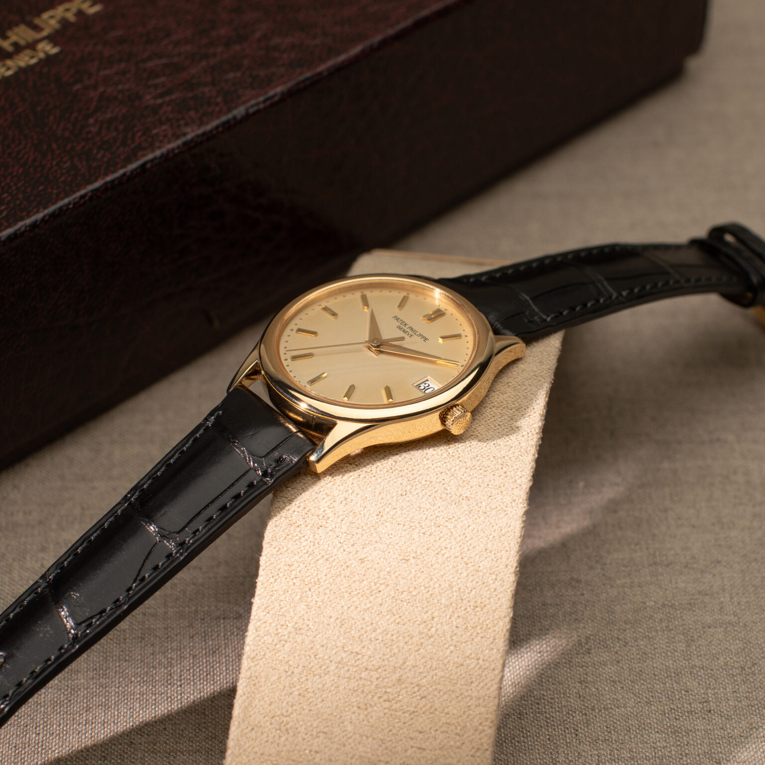 18k Patek Philippe Calatrava ref. 3998J from 1997.