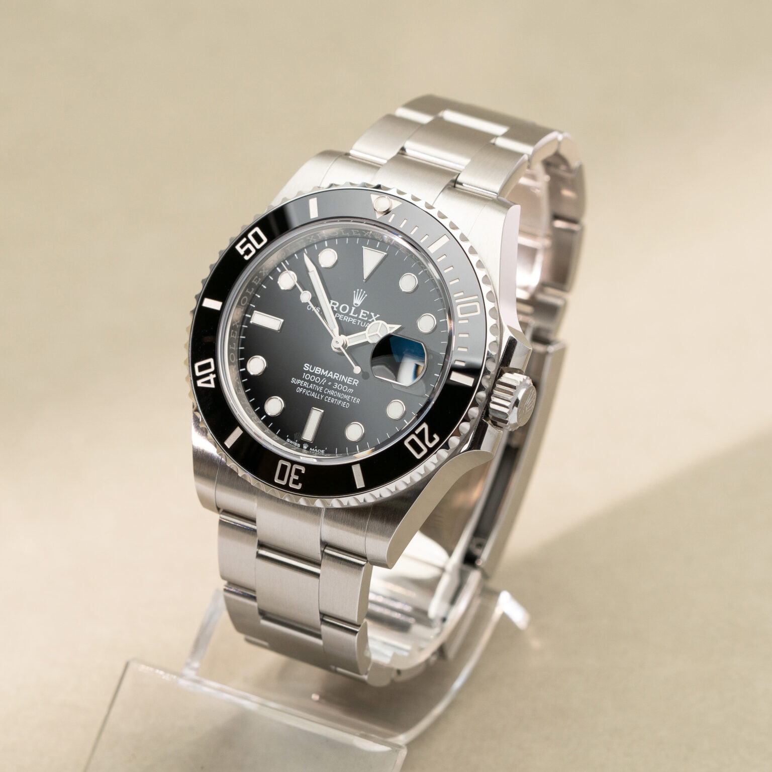 NOS Rolex Submariner Date ref. 126610LN from 2021.