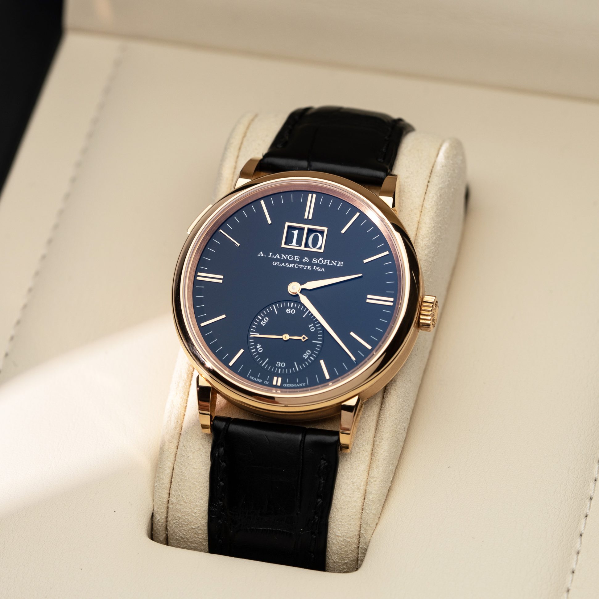 A.Lange & Söhne Saxonia Grossdatum from 2022.