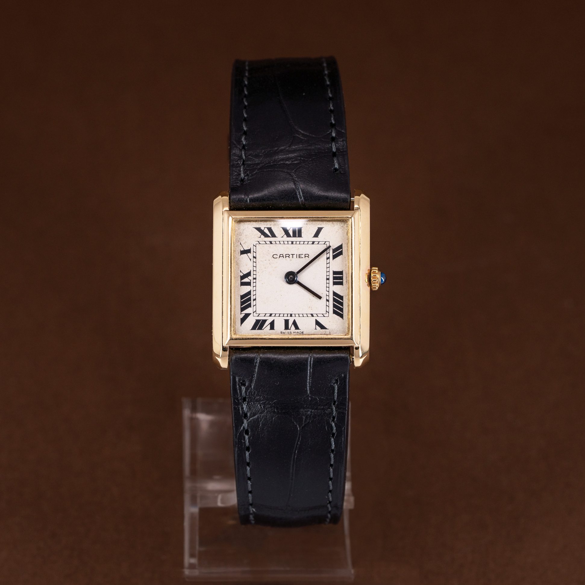 18k Cartier Bueche-Girod wristwatch from 1970's.