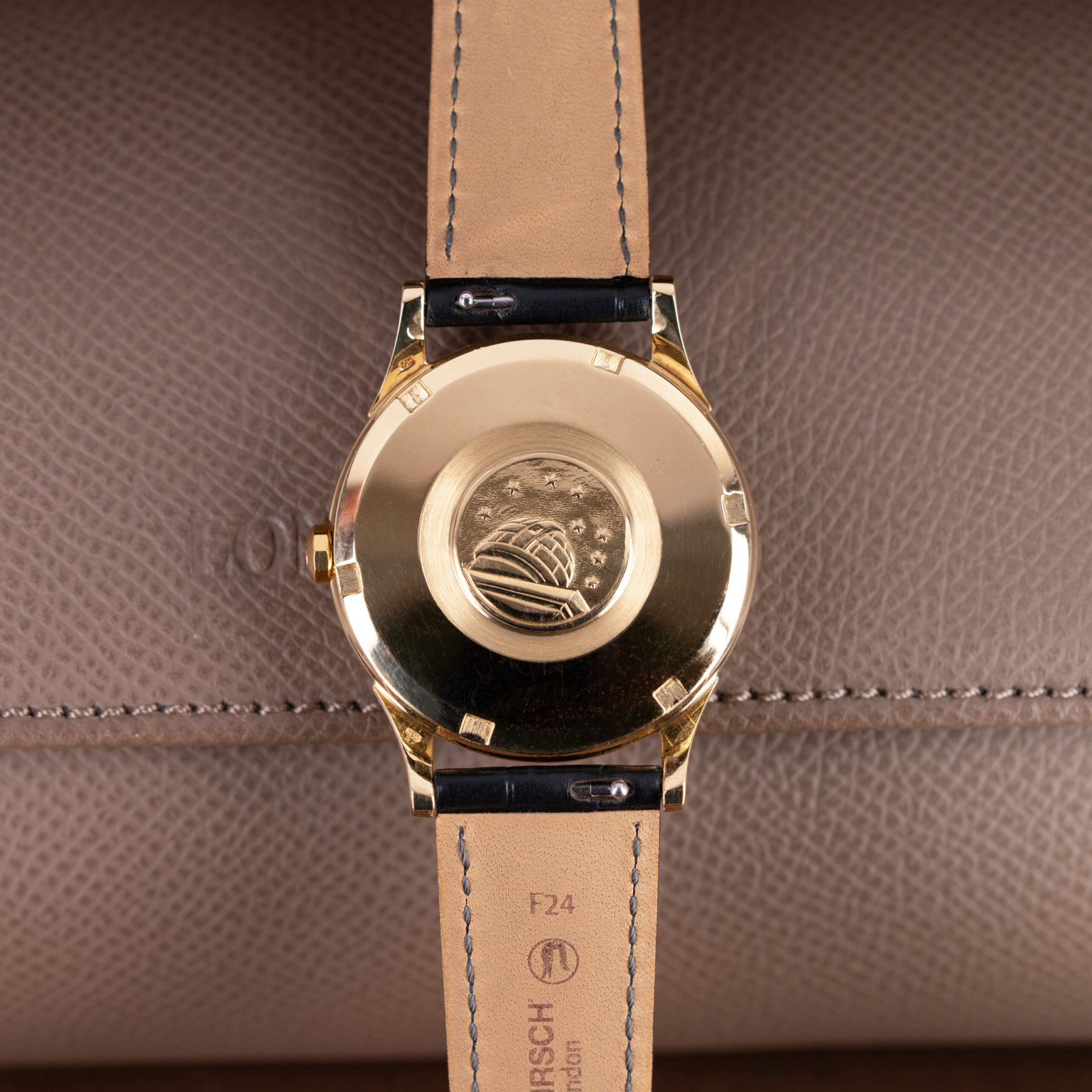 A Rare 18k Omega Constellation "Pie-Pan" Türler wristwatch from 1961.