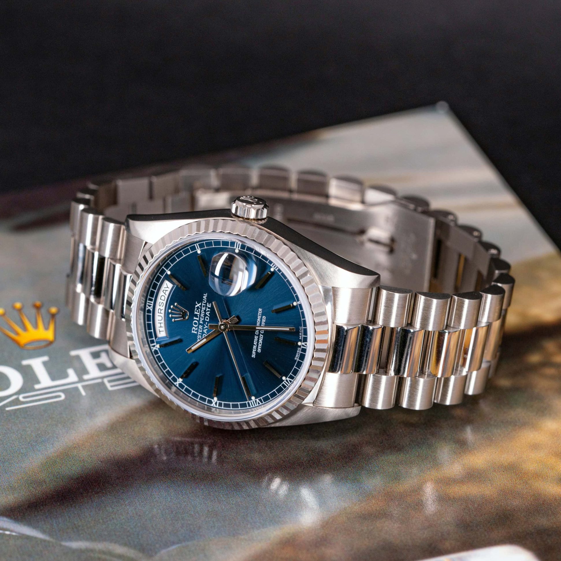18k-Rolex-Day-Date-18239-1991-Sin-2