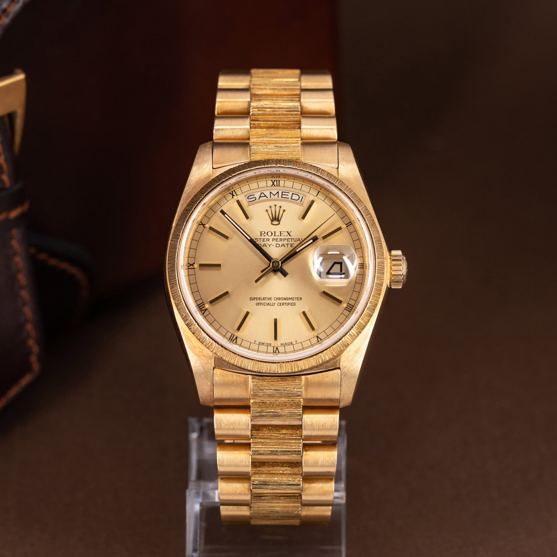 18k-Rolex-Day-Date-Bark-18038-1978-4