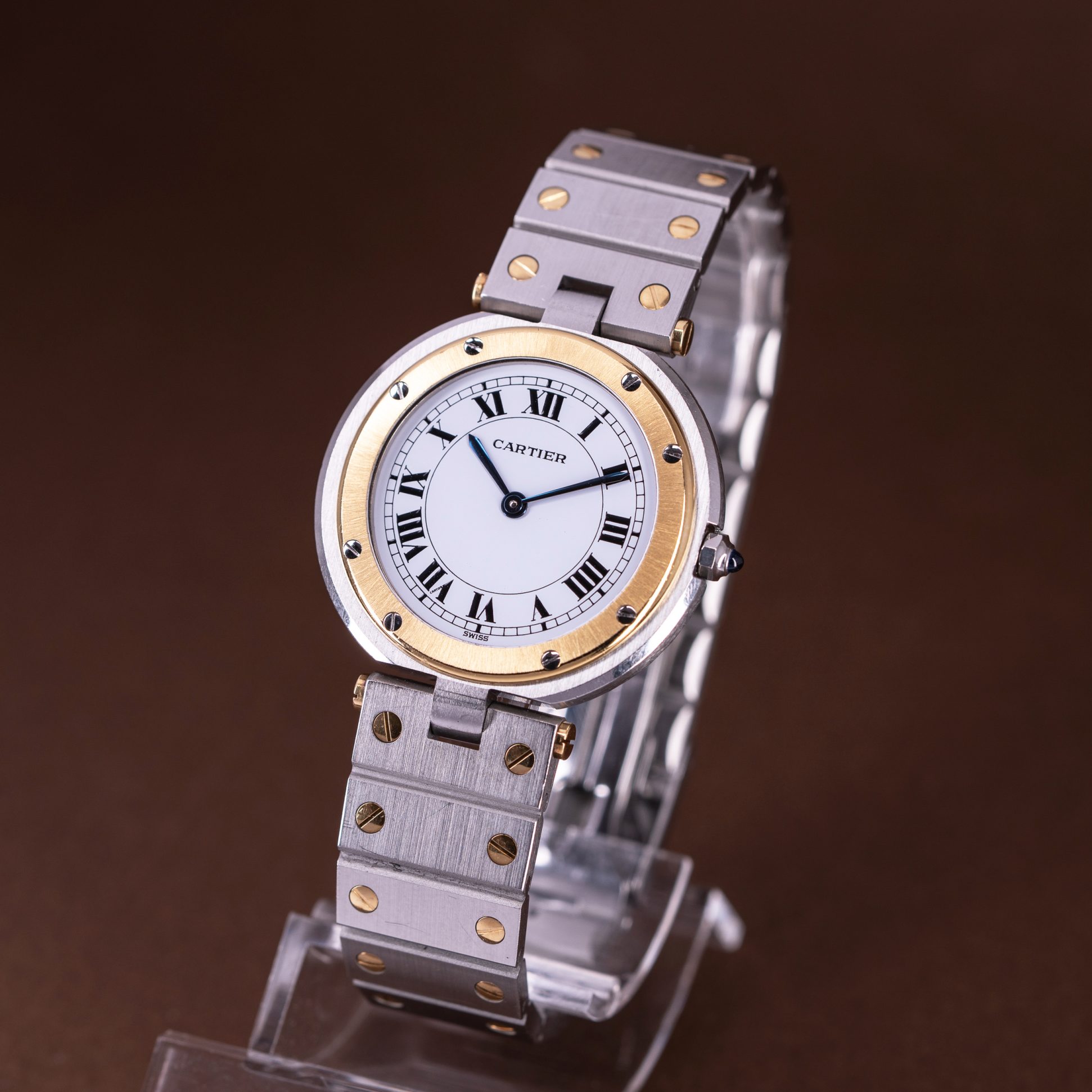 Cartier Santos Vendôme Ronde 8191 from 1990's.