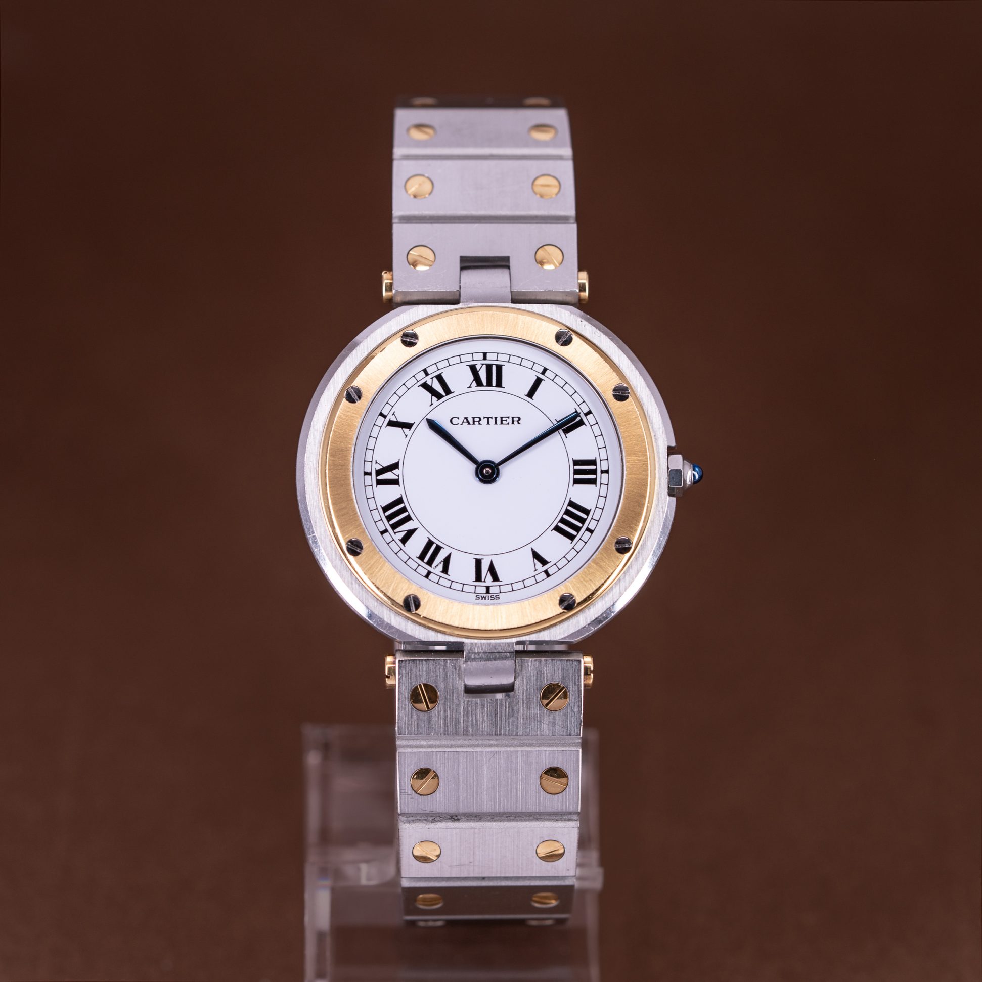 Cartier Santos Vendôme Ronde 8191 from 1990's.