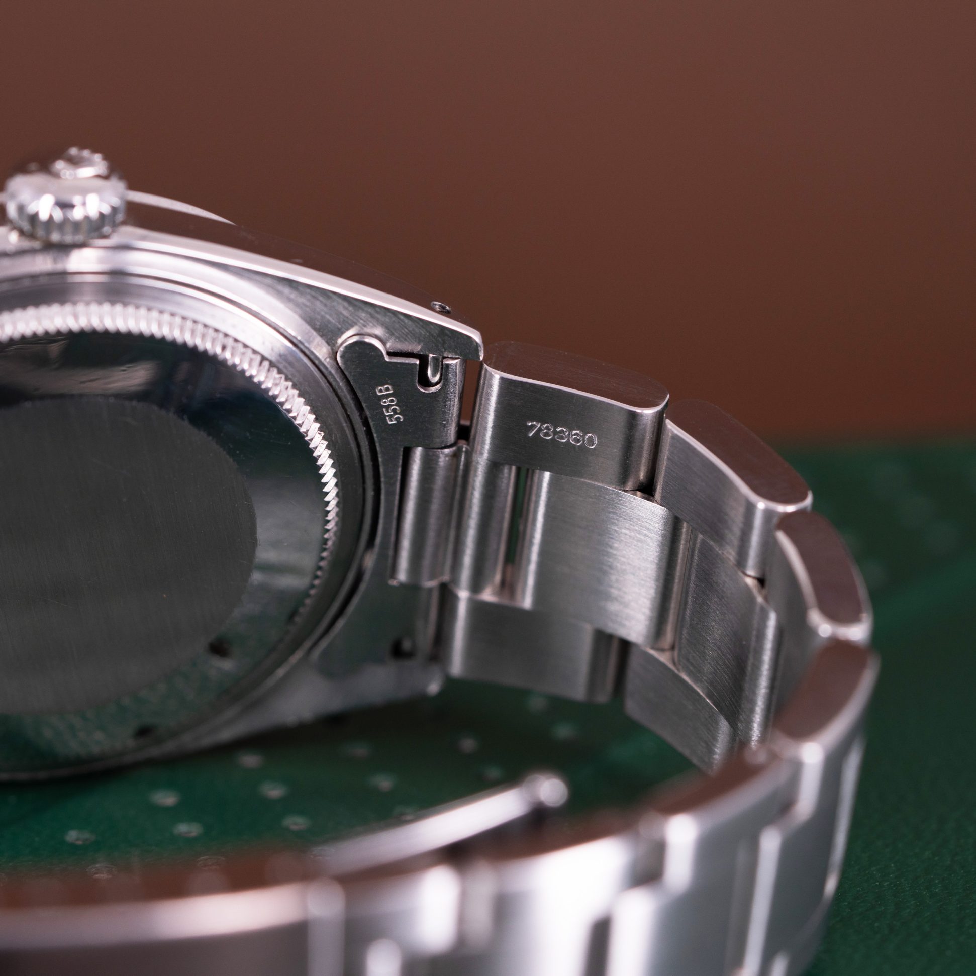 Rolex  Datejust, ref.1600 with rare glossy blue dial.