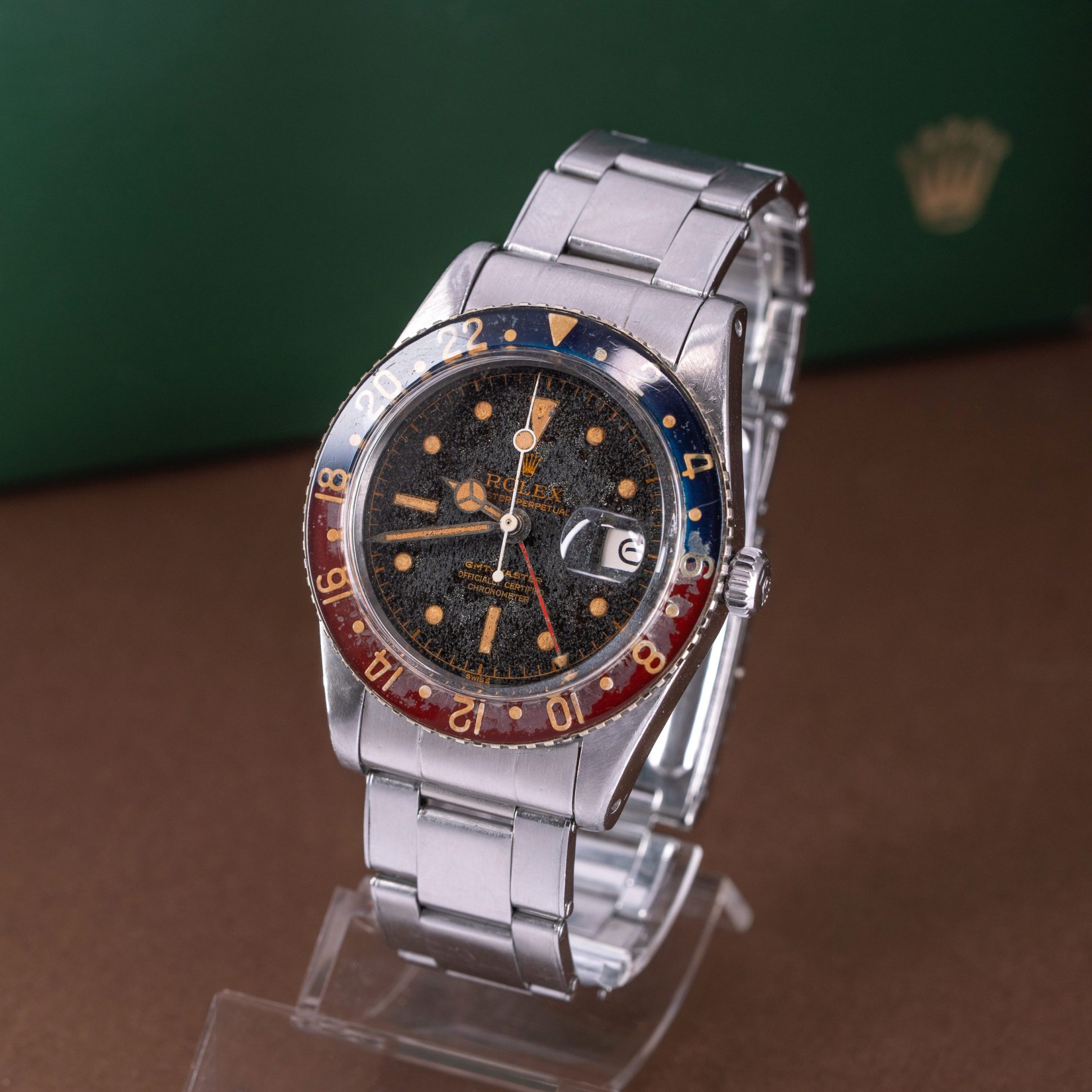 Rolex GMT-Master 6542 aka "Pussy Galore" from 1958.