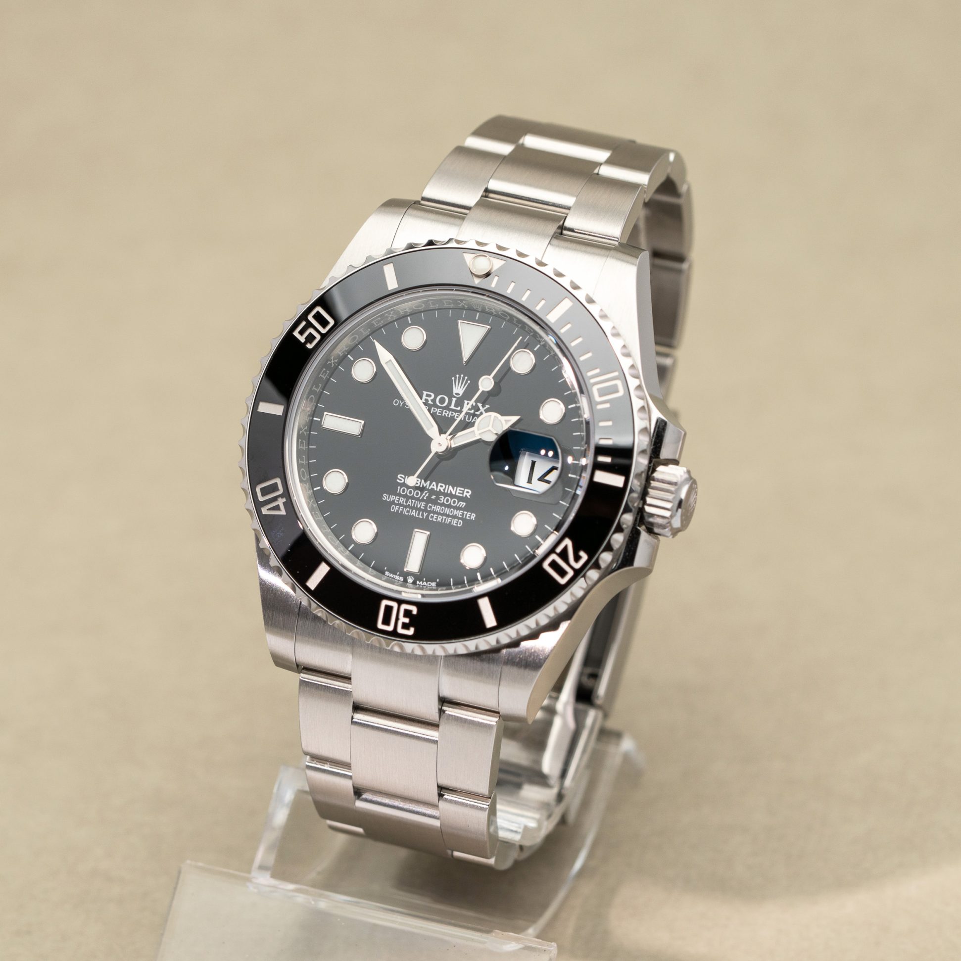 NOS Rolex Submariner Date ref. 126610LN from 2021.