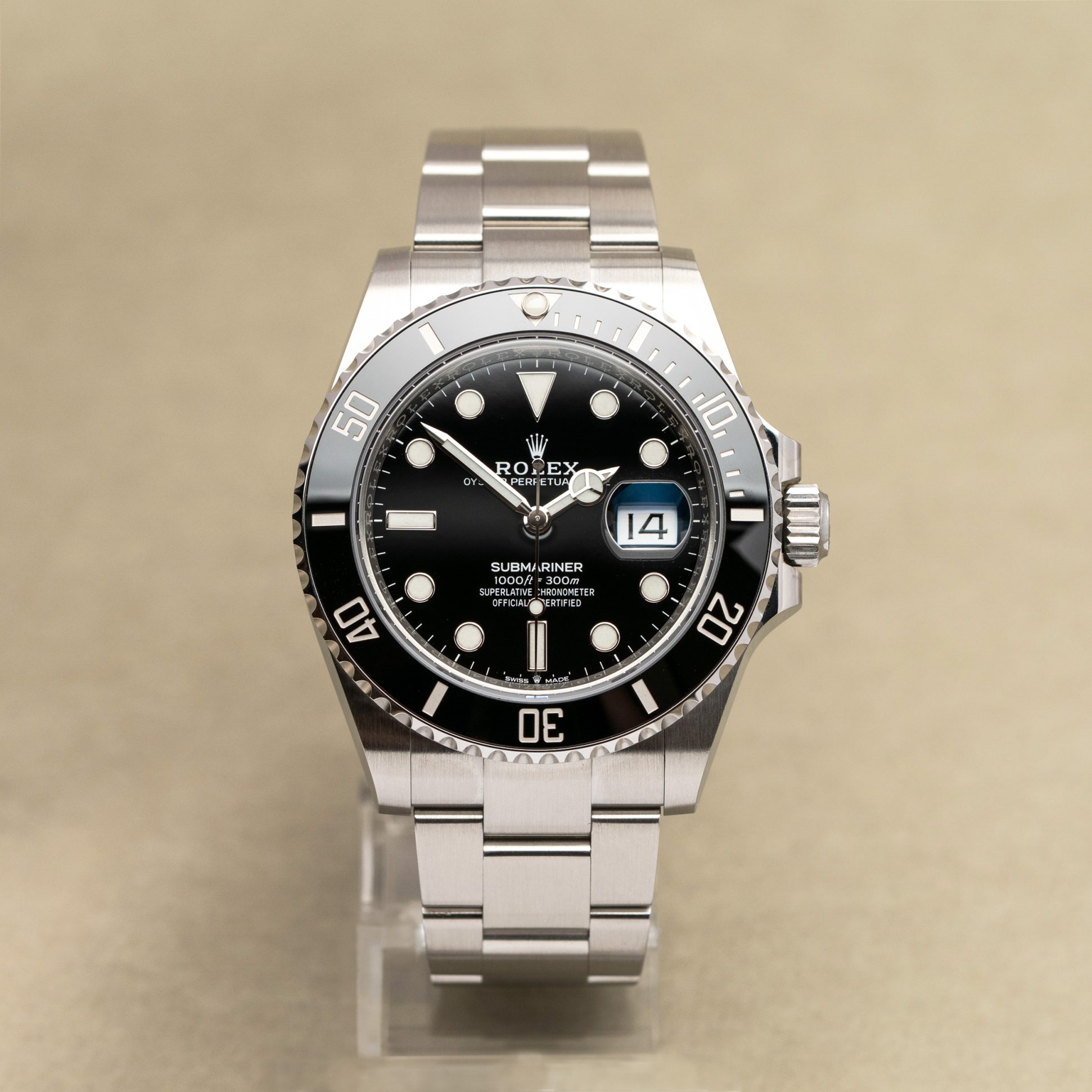 NOS Rolex Submariner Date ref. 126610LN from 2021.
